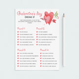 4 Fillable Galentines Day Games Instant Download