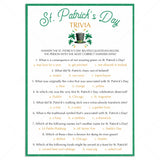 St. Patrick's Day Trivia Printable & Virtual Quiz Templates by LittleSizzle