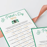 St. Patrick's Day Trivia Printable & Virtual Quiz Templates