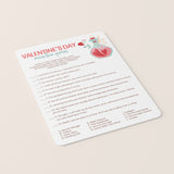 Match The Movie Love Quotes Valentine's Day Game