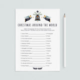 Scandinavian Christmas Game Around The World Printable by LittleSizzle