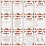 Friendsgiving Games for Adults Printable by LittleSizzle