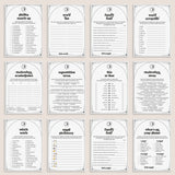 Halloween Games Adult Printable Celestial Halloween Party Bundle by LittleSizzle