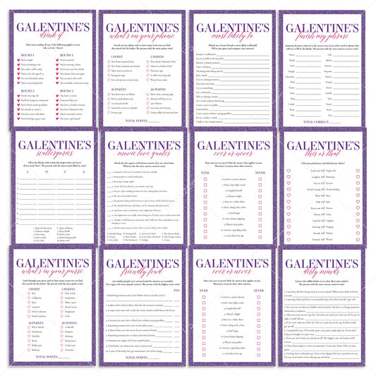 12 Printable Galentine Games by LittleSizzle