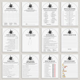 Bride or Die Bridal Shower Games Printable Til Death Do Us Party by LittleSizzle