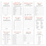 Pink Sweet 16 Games Printable by LittleSizzle