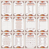 Printable Thanksgiving Games for Families by LittleSizzle