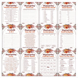 Printable Thanksgiving Games for Families by LittleSizzle