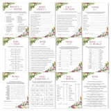 Printable Wine Theme Games Bundle by LittleSizzle