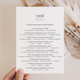 Printable 90th Birthday Games for Her Born in 1936