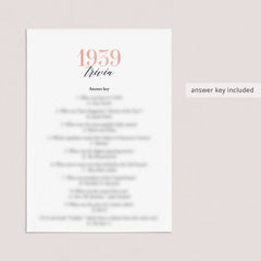 1939 Trivia Questions and Answers Printable
