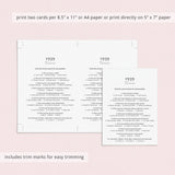 Born in 1939 Birthday Games for Her Printable