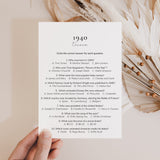 Printable 85th Birthday Games for Her Born in 1940