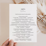 Printable 55th Birthday Games for Her Born in 1971
