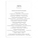 1975 Quiz and Answers Printable by LittleSizzle