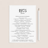 1975 Trivia Quiz with Answer Key Instant Download by LittleSizzle