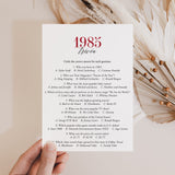 1985 Trivia Quiz for 40th Anniversary Ruby