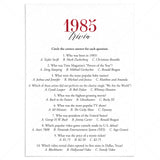 1985 Trivia Quiz for 40th Anniversary Ruby by LittleSizzle