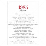 1985 Trivia Quiz for 40th Anniversary Ruby by LittleSizzle