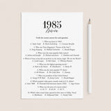 1985 Fun Facts Quiz with Answers Printable by LittleSizzle