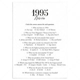 1995 Fun Facts Quiz with Answers Printable by LittleSizzle