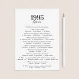 1995 Fun Facts Quiz with Answers Printable by LittleSizzle