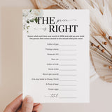 20th Anniversary Games Printable Floral Married in 2006