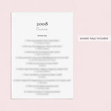 Printable 18th Birthday Games for Her Born in 2008