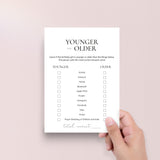 Printable 18th Birthday Games for Her Born in 2008