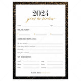 2024 End of Year Reflection Cards Printable by LittleSizzle