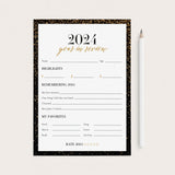 2024 End of Year Reflection Cards Printable by LittleSizzle