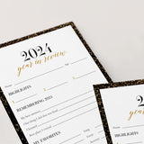 2024 End of Year Reflection Cards Printable