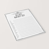 Printable New Year Bucket List 2025