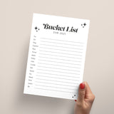 2025 Bucket List Printable