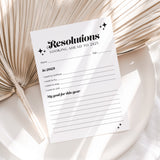 2025 New Year Resolutions Goal Setting List Printable