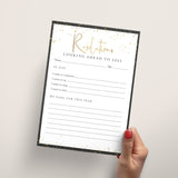 2025 New Year's Resolutions List Printable