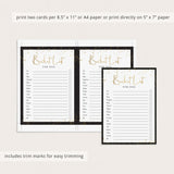 New Years Bucket List for 2026 Printable