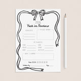 Year in Review Printable New Years Activity by LittleSizzle