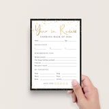2026 Year In Review for Kids and Adults Printable
