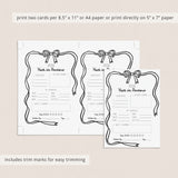 New Years Resolutions & Reflection Cards Printable