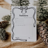 New Year's Resolutions Printable Coquette Bow Theme