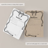 New Year's Resolutions Printable Coquette Bow Theme