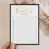 New Years Bucket List for 2027 Printable