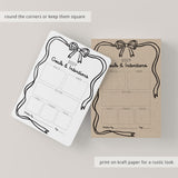 New Year Goal Setting Card Printable