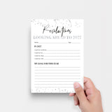 New Year Resolutions Card Printable