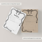 New Year's Resolutions Printable Coquette Bow Theme