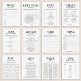 25th Class Reunion Games Printable Class of 2001 High School Reunion by LittleSizzle