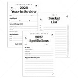 2027 New Year Resolution and Reflection Cards Printable by LittleSizzle