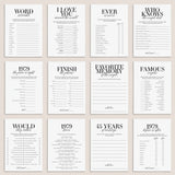 Married in 1979 45th Wedding Anniversary Party Games Bundle by LittleSizzle