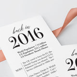 10th Class Reunion Table Card Class of 2016 Reunion Decorations